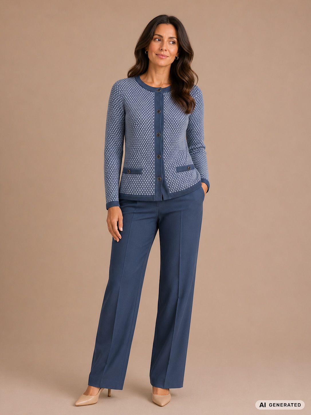 Skovhuus Kvinde Sofia Cardigan Fresie Blue S