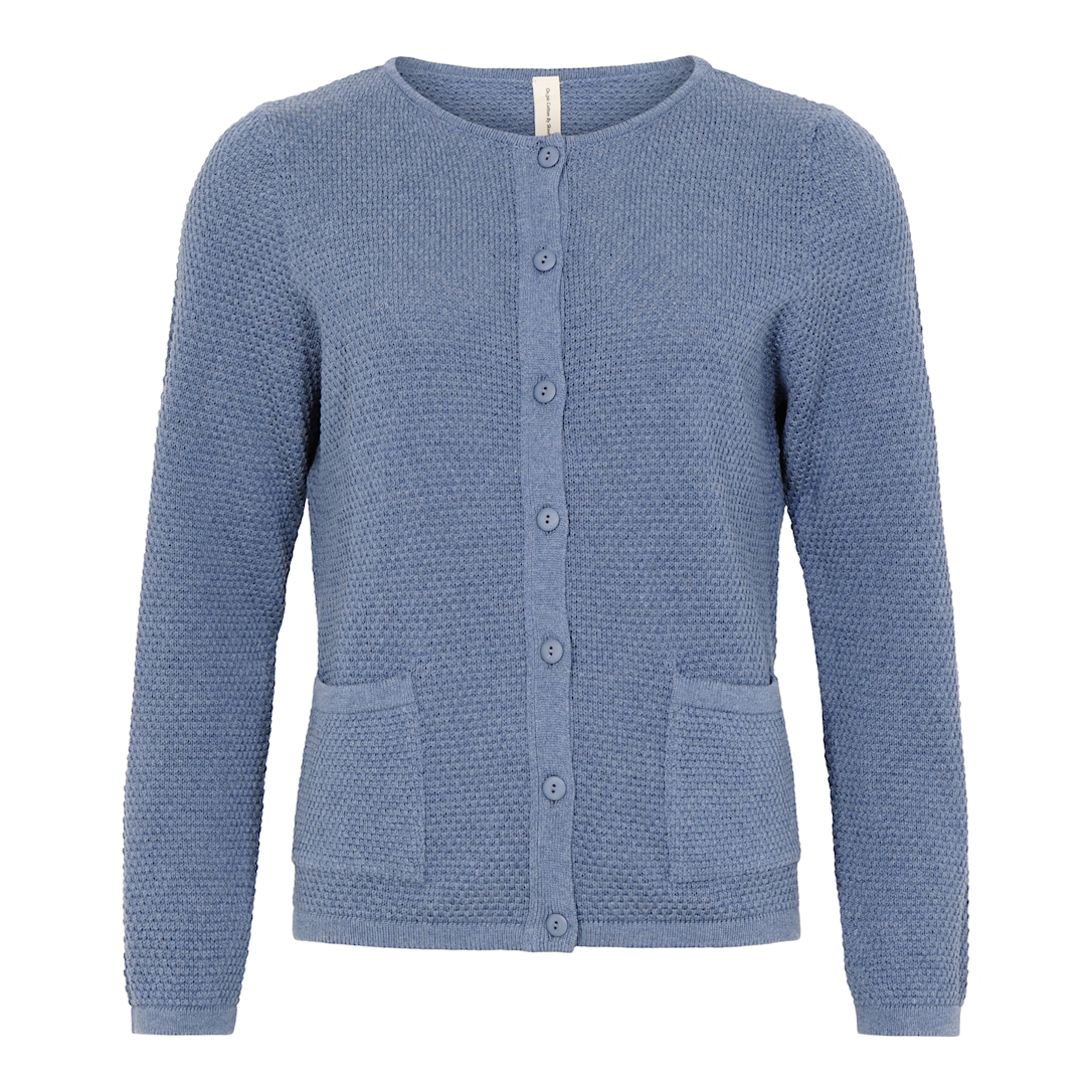 Skovhuus Kvinde Isabella Cardigan Blue Melange S