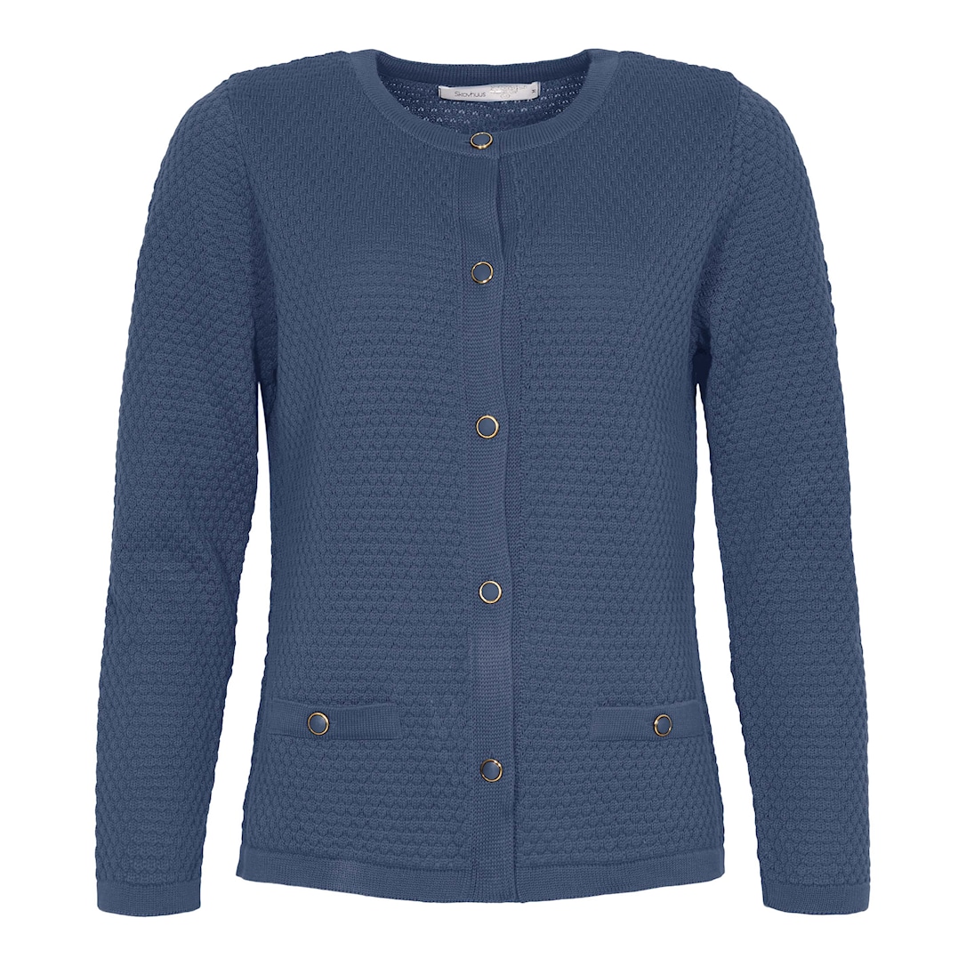 Skovhuus Kvinde Alba Cardigan Indian Blue S