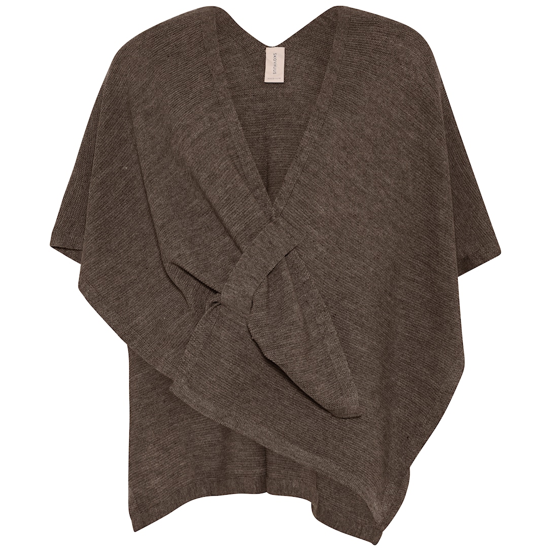 Skovhuus Kvinde Linea Sjal Mushroom Brown ONESIZE