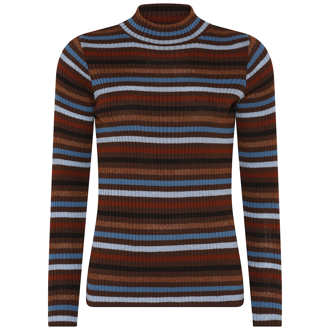 Skovhuus Kvinde Alina Turtelneck Chestnut Brown S