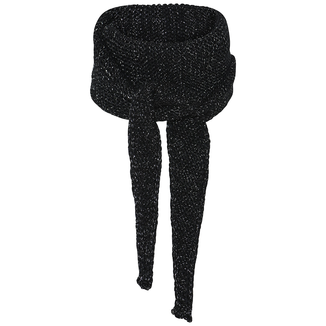 Skovhuus Kvinde Ina Mini Tørklæde m. Glimmer Black ONESIZE