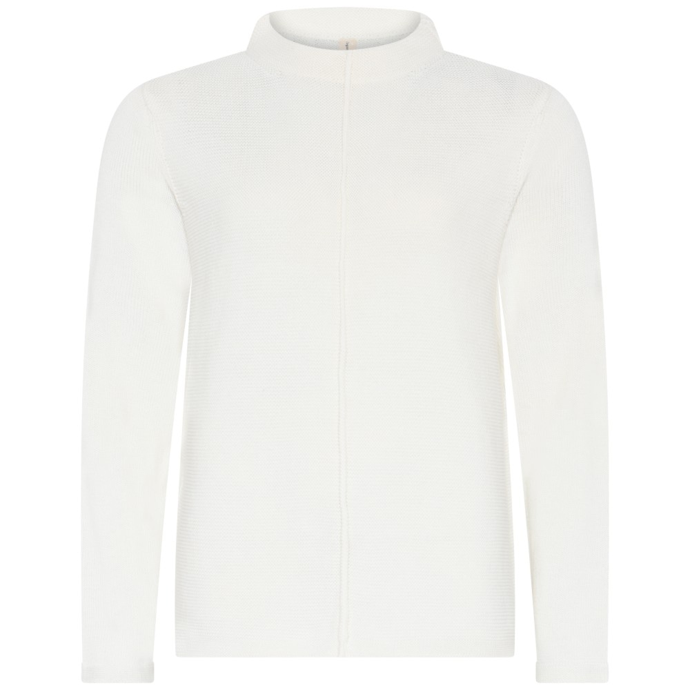 Skovhuus Kvinde Bluse med turtelneck Off-white L