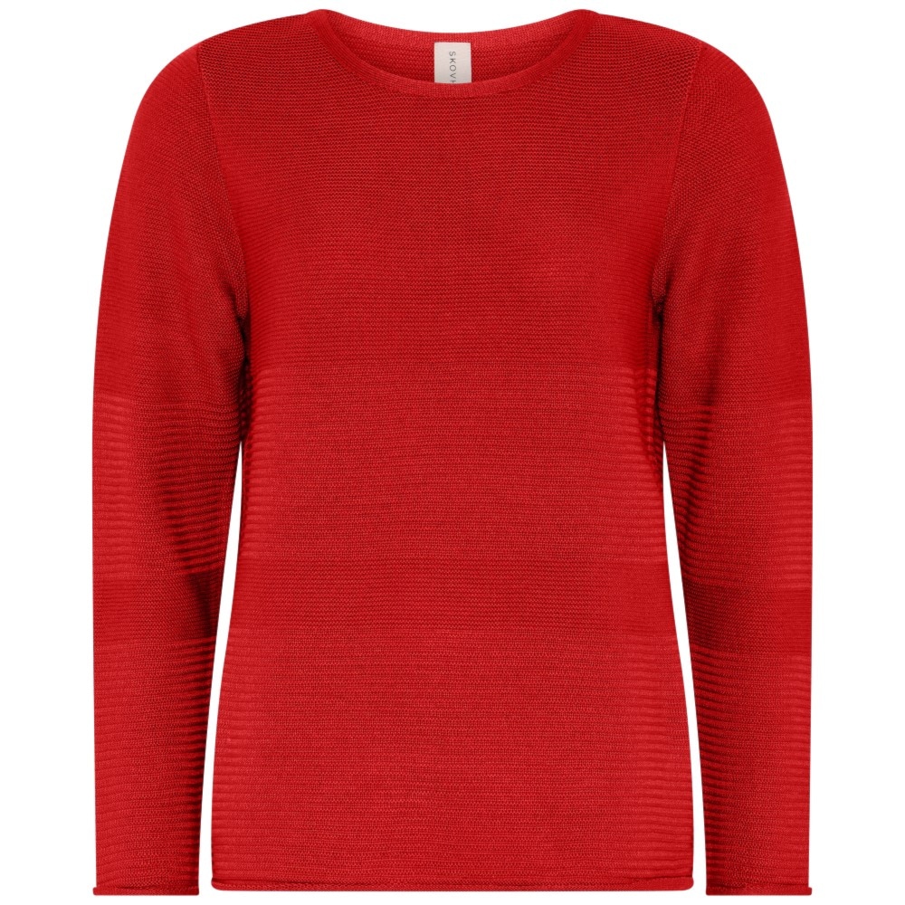 Skovhuus Kvinde Thora Trøje Strawberry Red S