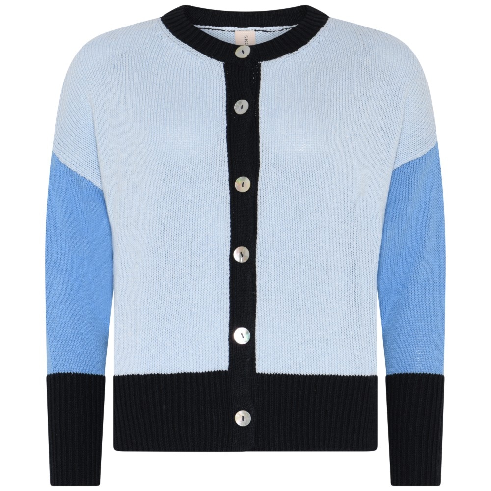 Skovhuus Kvinde Juni Strikcardigan Marine Blue S