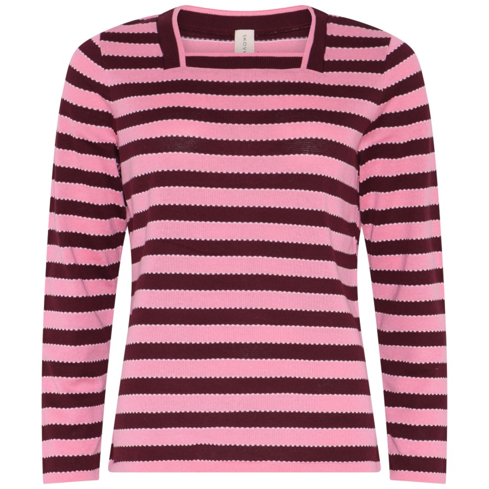 Skovhuus Kvinde Smila Strikbluse Rose Pink S