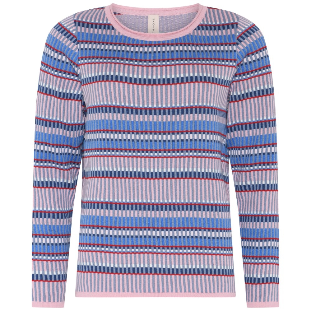 Skovhuus Kvinde Nanna Strikbluse Geranium Pink S