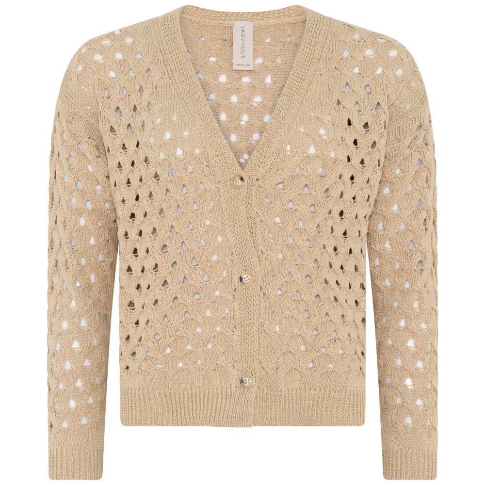 Skovhuus Kvinde Alfrida Cardigan Irish Cream S
