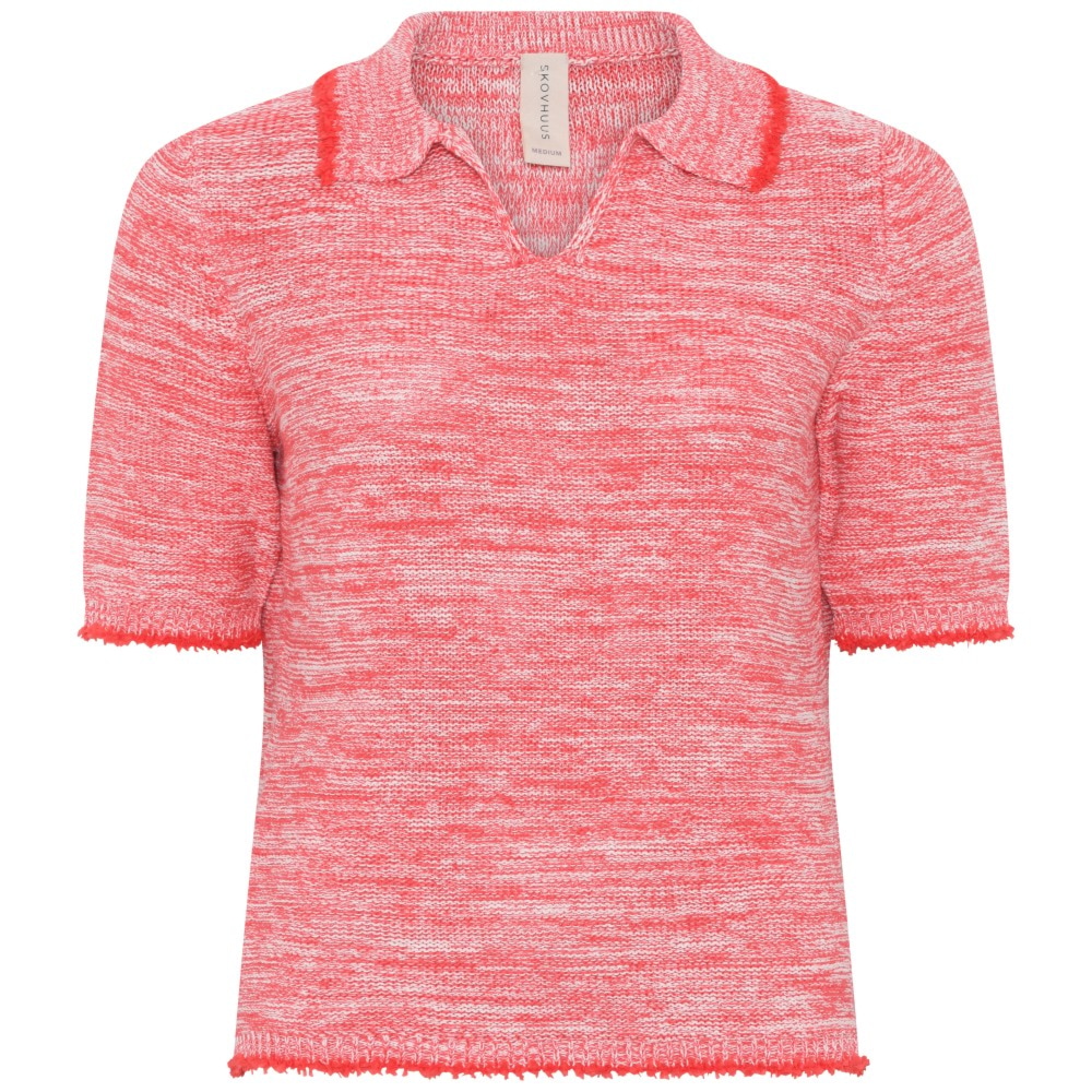 Skovhuus Kvinde Gry Polo T-shirt Poppy Red S - Skovhuus Tilkøb