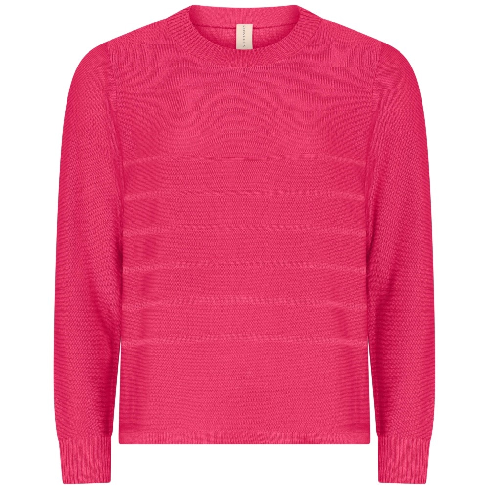Skovhuus Kvinde Martha Strikbluse Pretty Pink M
