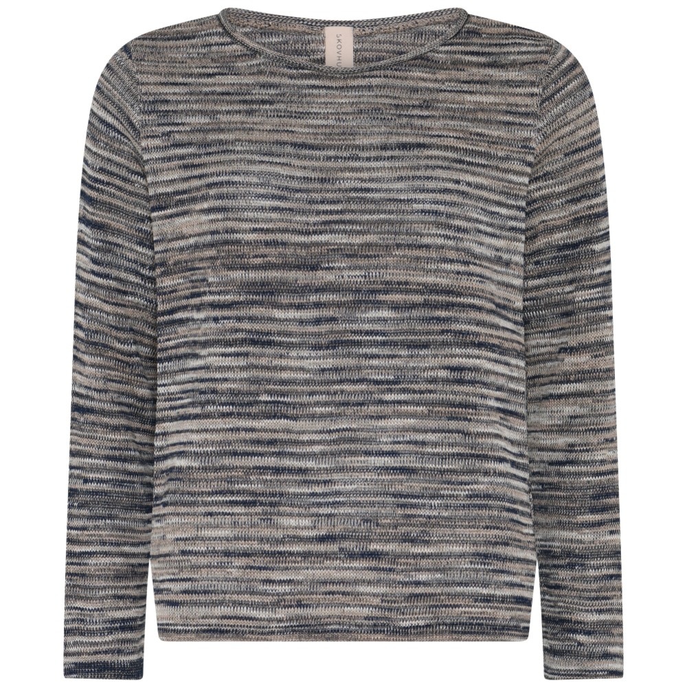 Skovhuus Kvinde Gitte Multifarvet Bluse Sandstone M